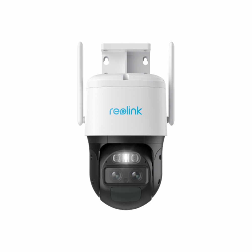 Camera supraveghere wireless 4G PTZ Reolink TrackMix LTE, 4 MP, 2.8 - 8 mm, lumina alba / IR 30 m, dual band, microfon, difuzor, slot card